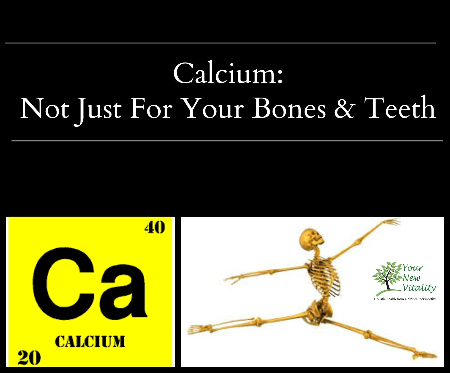 Calcium: Not Just For Your Bones & Teeth