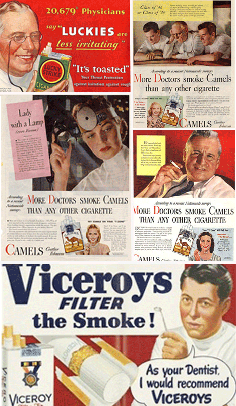 1950's Cigarette Ads