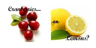 Cranberries or Lemons